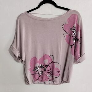 Floral Pink Women's Top